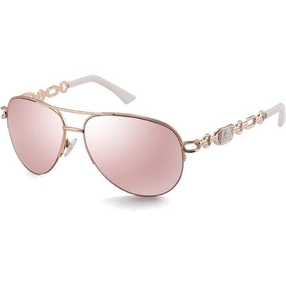 Aviator Sunglasses Metal Frame UV400 Mirrored Women Men Fashion Accessory main image 7